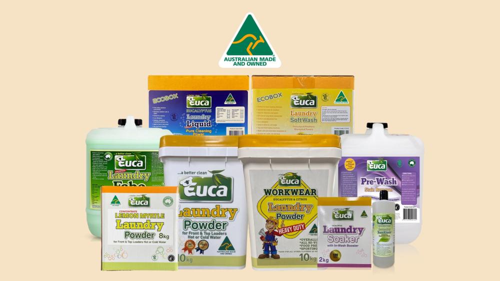 Australian made laundry products by Euca