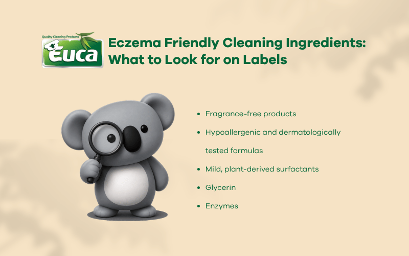 Eczema Friendly Cleaning Ingredients: What to Look for on Labels