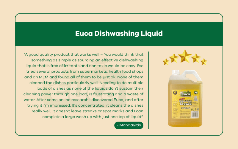 Euca Dishwashing Liquid review
