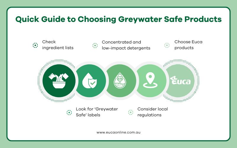 Quick Guide to Choosing Greywater Safe Products