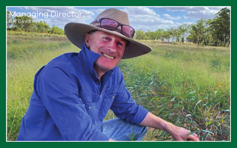 Richard Davis who has planted over 4 million Blue Mallee seedling on his property