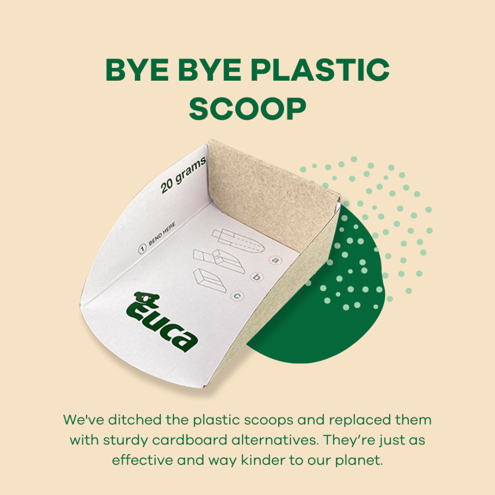 Single use plastic - Euca cardboard scoop
