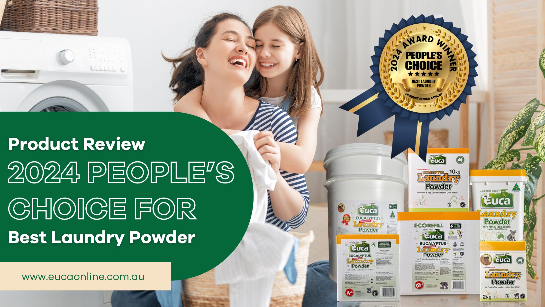 Euca has Done it Again: 2024 People’s Choice for Best Laundry Detergent