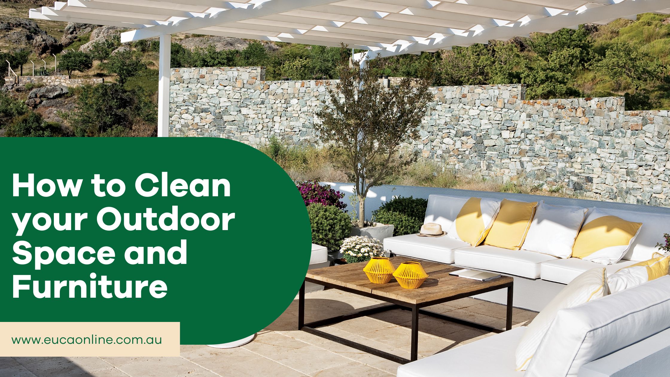 How to Clean your Outdoor Space & Furniture