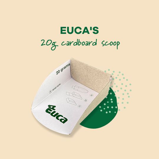 20g cardboard laundry scoop
